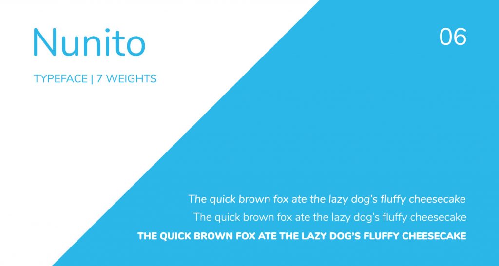 Nunito font details