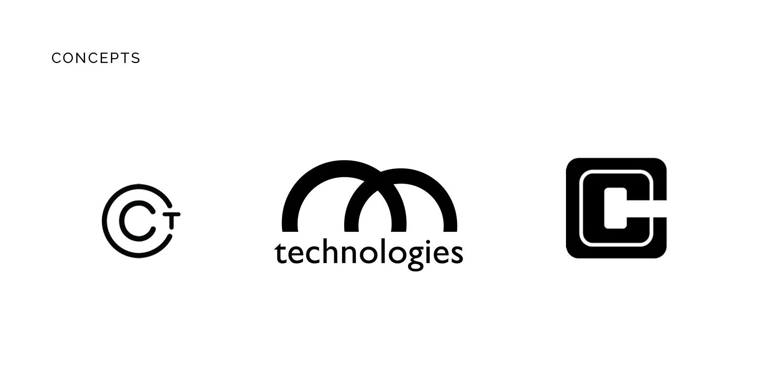 Concepts for the new cutting chai tech logo
