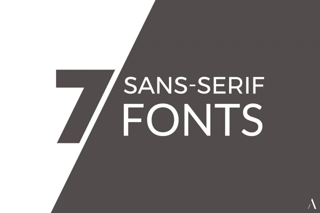 Featured image - Sans Serif fonts