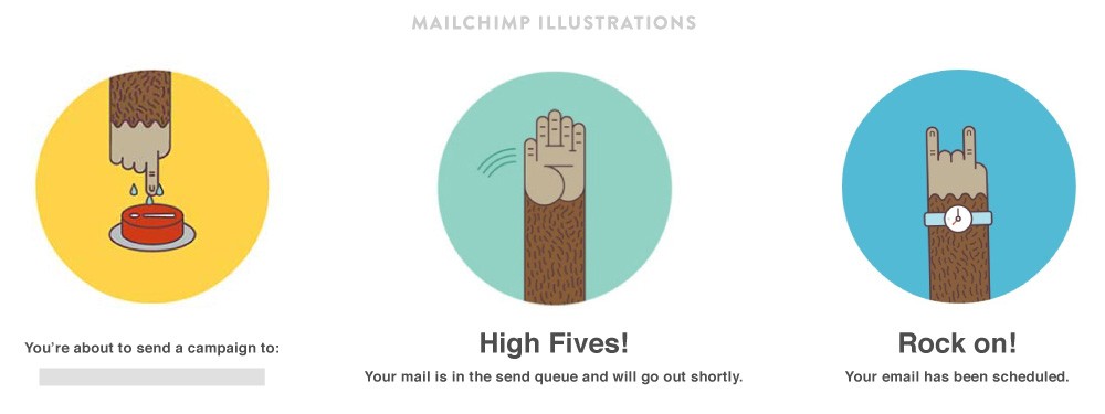 Brand illustration - Mailchimp